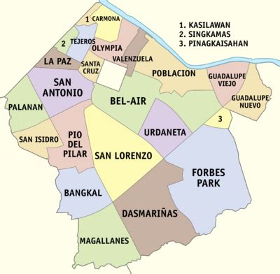 makati city map with barangays|File : Barangay map of Makati with labels (2023).svg.